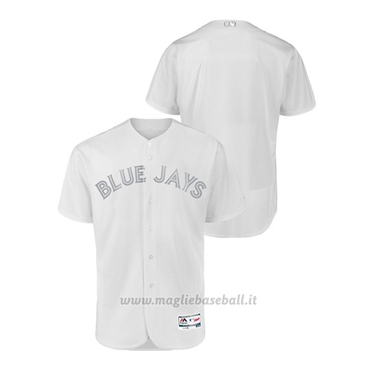 Maglia Baseball Uomo T Oronto Blue Jays 2019 Players Weekend Bianco Autentico